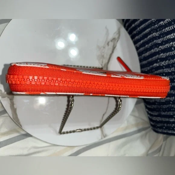 Kate Spade Orange Jae Wild Blossom Multi Large Continental Zip Around Wallet - Picture 7 of 16